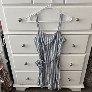 Hollister Blue and White Striped Dress